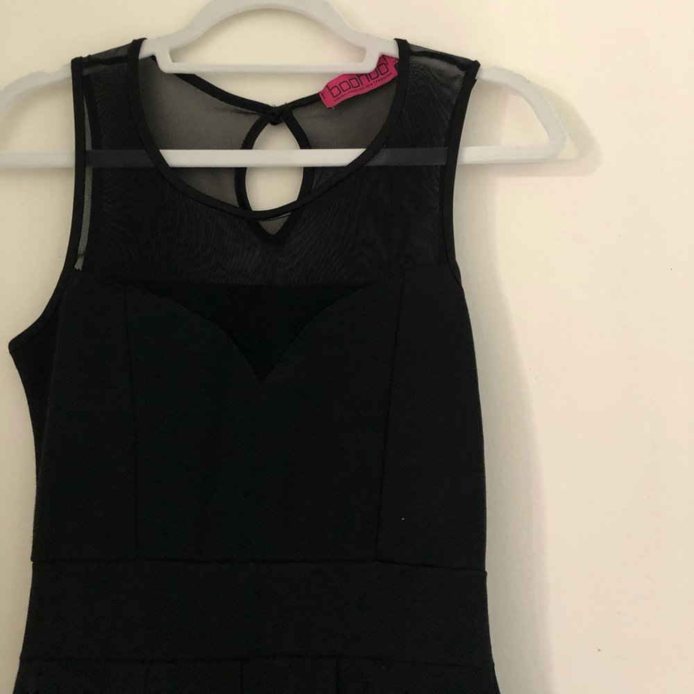 Black skater dress